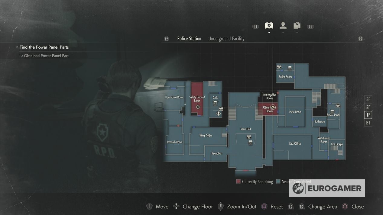 Resident Evil 2 Bejeweled Box, USB Dongle Key, STARS Badge and